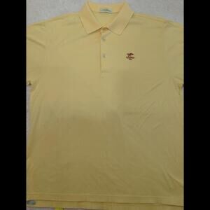 Peter Millar/Cypress Point Club Short Sleeve Golf Polo Athleisure Sz L Cotton